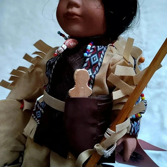Native American Traditions Porcelain Doll - Picture 11 of 11